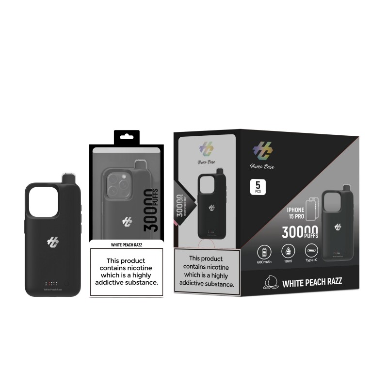 Humo Case iPhone 15 Pro Phone Case Vape 30K Disposable 5, humocase